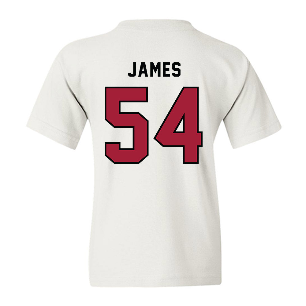 Alabama - NCAA Football : Jayvin James - Youth T-Shirt-1