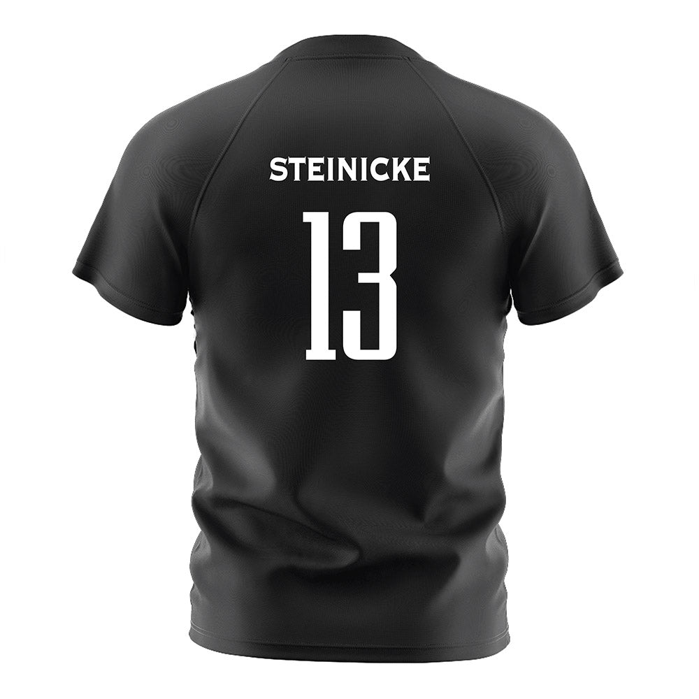 St. Joe's - NCAA Men's Soccer : Oskar Steinicke - Black Soccer Jersey-1