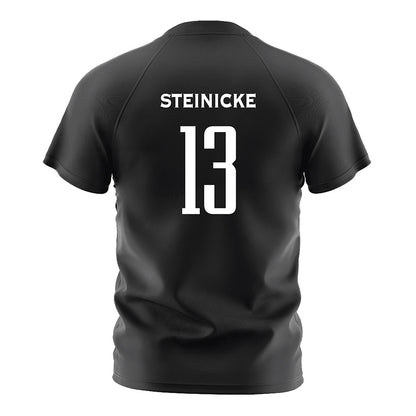 St. Joe's - NCAA Men's Soccer : Oskar Steinicke - Black Soccer Jersey-1