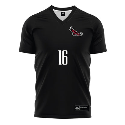 St. Joe's - NCAA Men's Soccer : Matteo Mazzotta - Black Soccer Jersey-0
