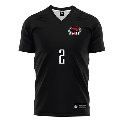 St. Joe's - NCAA Men's Soccer : Jake Ross - Black Soccer Jersey-0