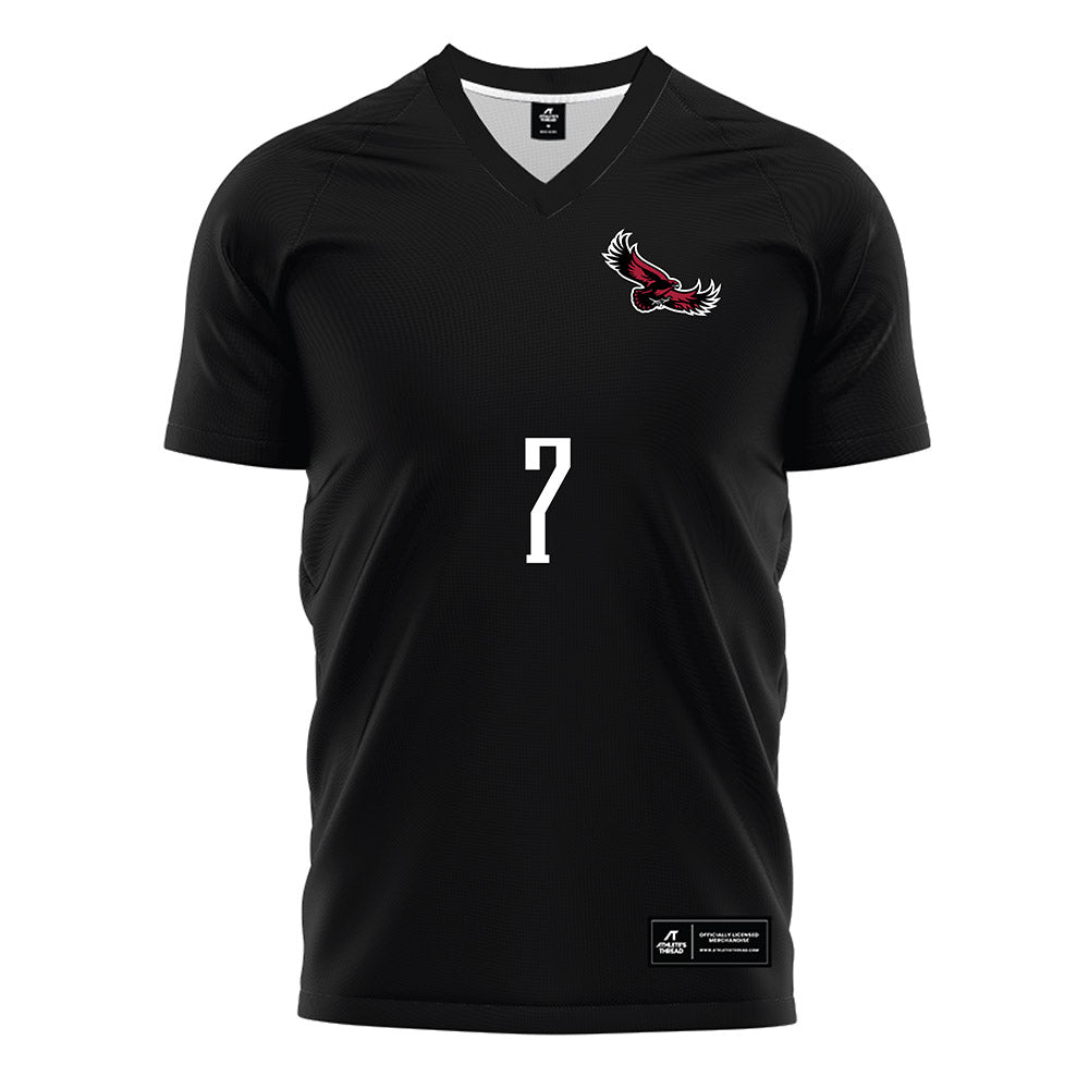 St. Joe's - NCAA Men's Soccer : Sebastian Perez-Gasiba - Black Soccer Jersey-0