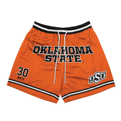 Oklahoma State - NCAA Football : Trip White - Shorts-0