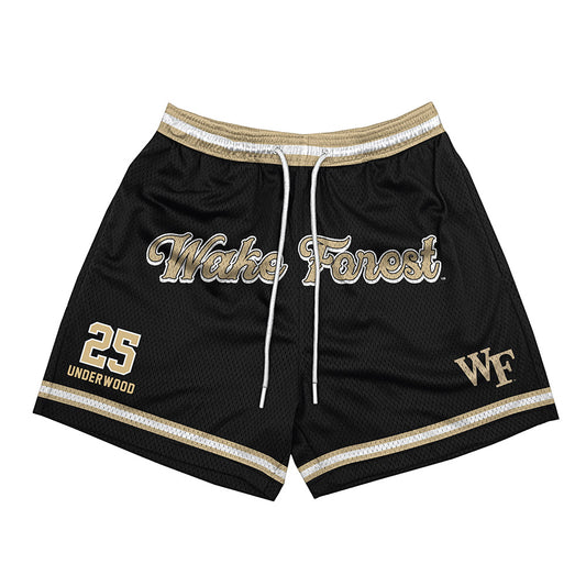 Wake Forest - NCAA Men's Basketball : Will Underwood - Shorts-0