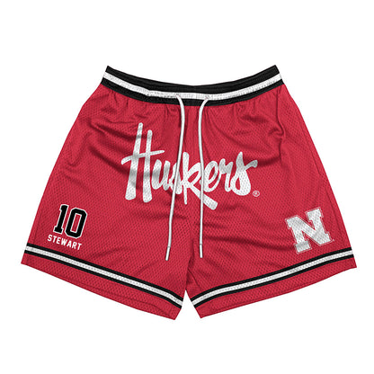 Nebraska - NCAA Women's Basketball : Madeline Stewart - Shorts-0