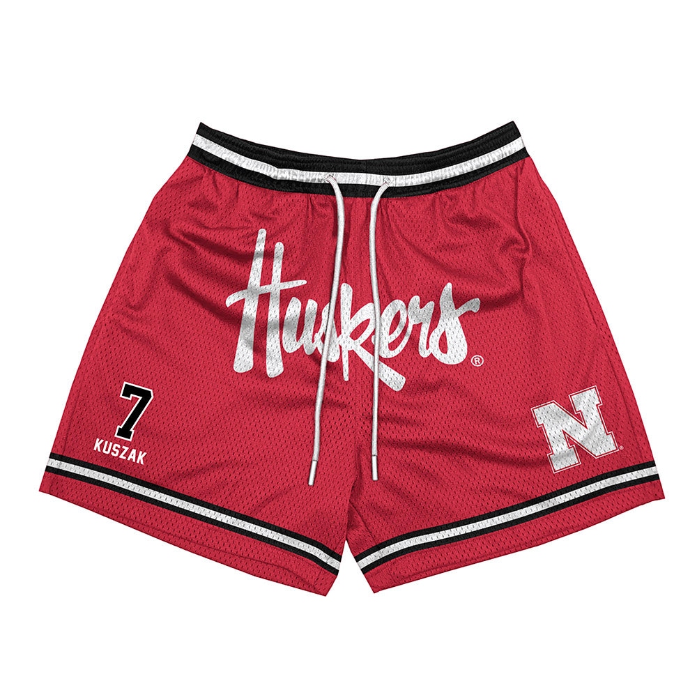Nebraska - NCAA Softball : Ava Kuszak - Shorts-0