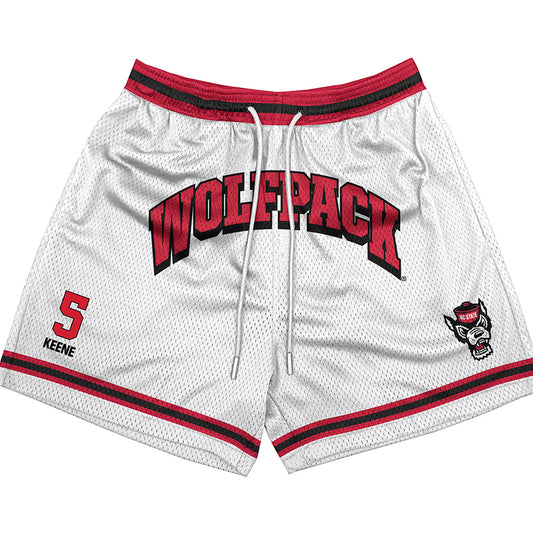 NC State - NCAA Men's Basketball : RJ Keene - Shorts-0