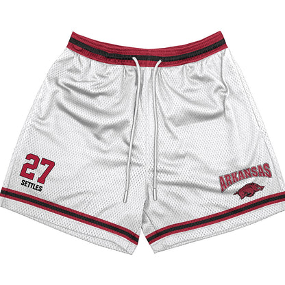 Arkansas - NCAA Football : Cameron Settles - Shorts-0
