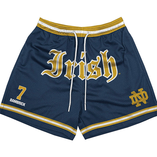 Notre Dame - NCAA Men's Lacrosse : Joey Bambrick - Shorts-0