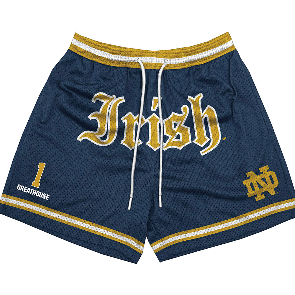 Notre Dame - NCAA Football : Jaden Greathouse - Shorts-0