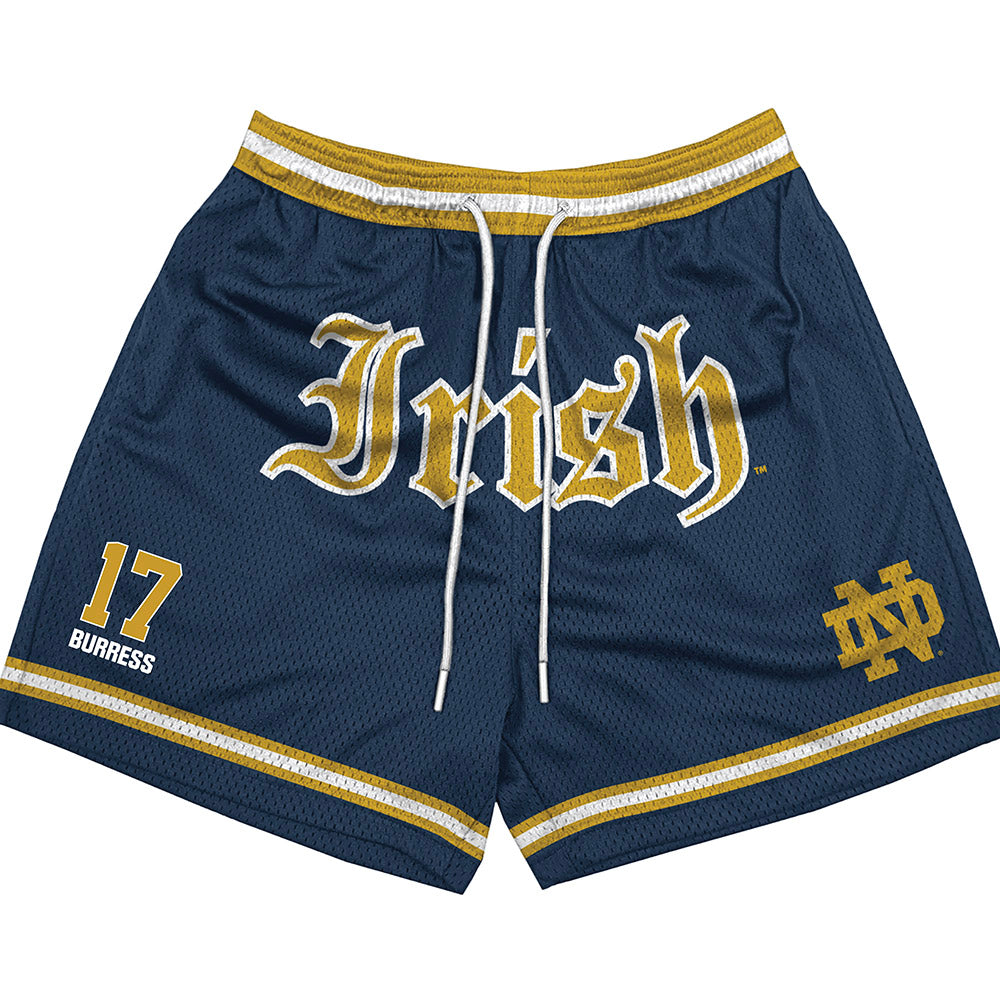 Notre Dame - NCAA Football : Elijah Burress - Shorts-0