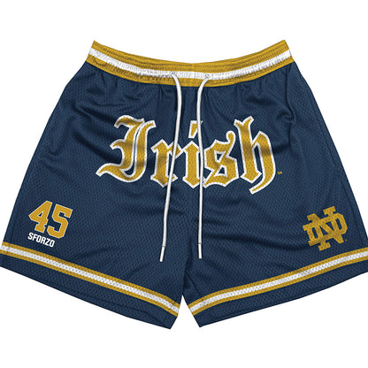 Notre Dame - NCAA Men's Lacrosse : Ryan Sforzo - Shorts-0