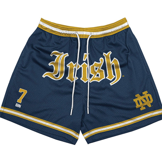 Notre Dame - NCAA Women's Basketball : Maya Gin - Shorts-0