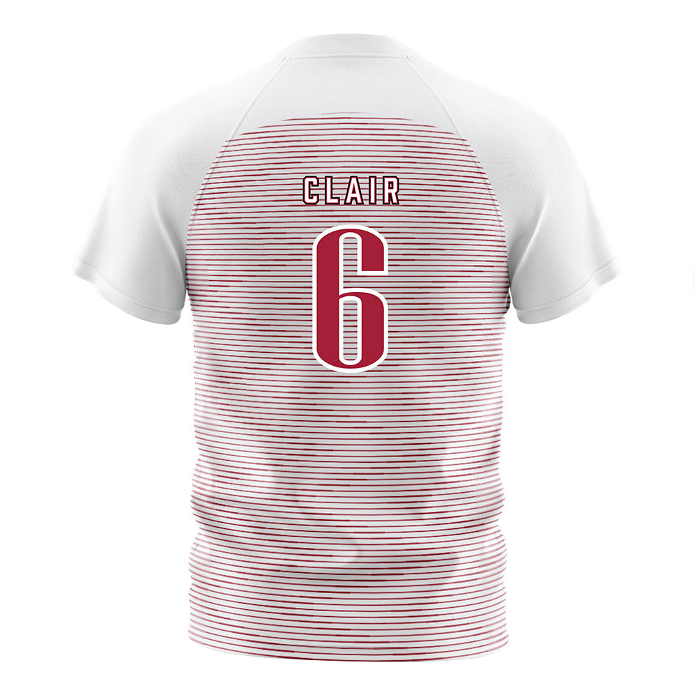 St. Joe's - NCAA Men's Soccer : Conor Clair - White Soccer Jersey-1