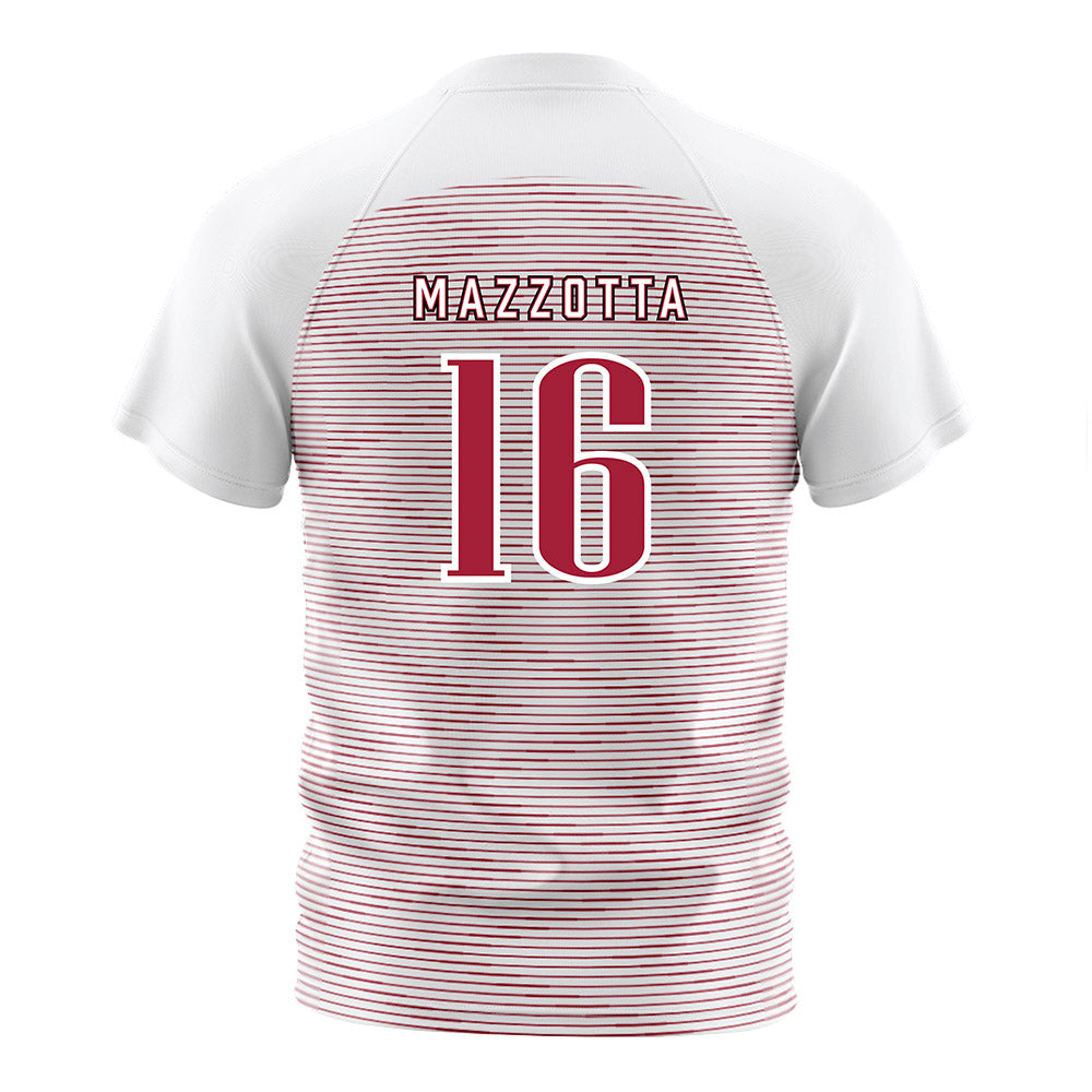 St. Joe's - NCAA Men's Soccer : Matteo Mazzotta - White Soccer Jersey-1