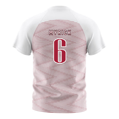 St. Joe's - NCAA Men's Soccer : Robert Myrick - White Soccer Jersey-1