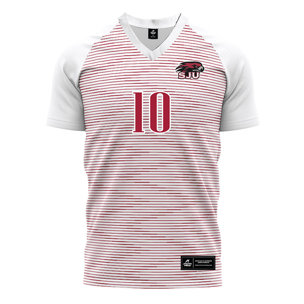 St. Joe's - NCAA Men's Soccer : Patrick Vani - White Soccer Jersey
