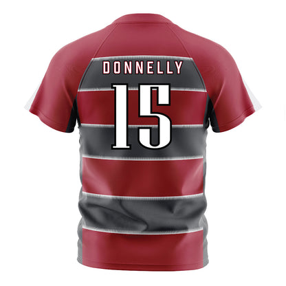 St. Joe's - NCAA Men's Soccer : Aidan Donnelly - Red Soccer Jersey-1