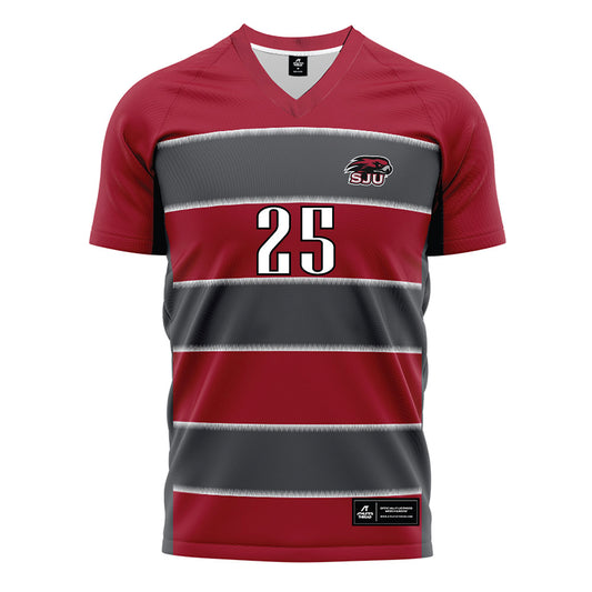 St. Joe's - NCAA Men's Soccer : Marko Maric - Red Soccer Jersey-0