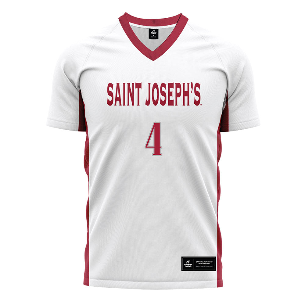 St. Joe's - NCAA Women's Soccer : Ashley Rhodes - White Soccer Jersey-0