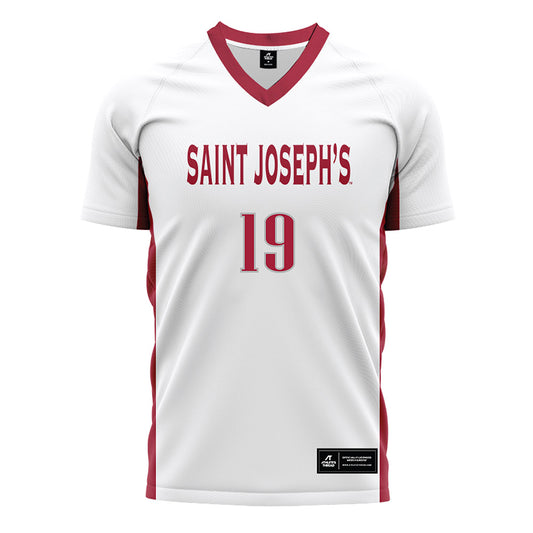 St. Joe's - NCAA Women's Soccer : Taryn Kozak - White Soccer Jersey-0