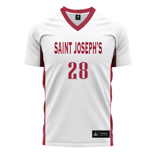 St. Joe's - NCAA Women's Soccer : Lila Conroy - White Soccer Jersey-0