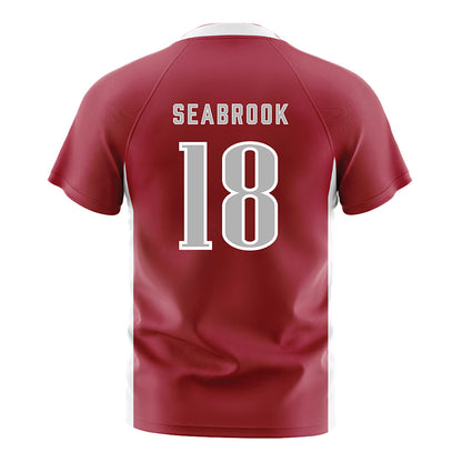 St. Joe's - NCAA Women's Soccer : Erin Seabrook - Red Soccer Jersey-1