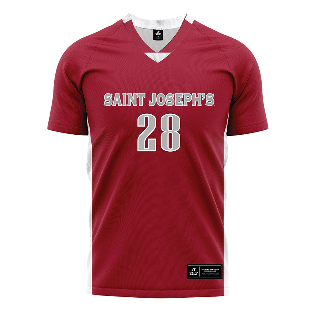 St. Joe's - NCAA Women's Soccer : Lila Conroy - Red Soccer Jersey-0