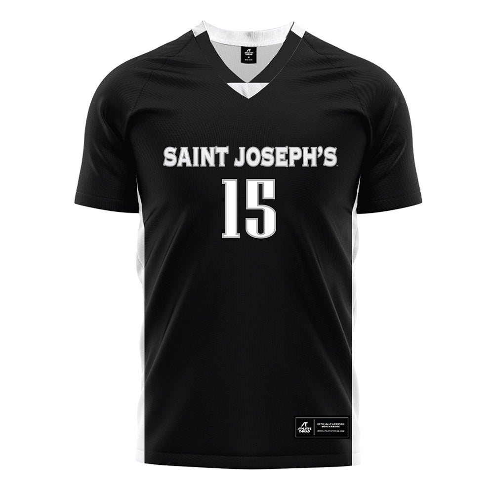 St. Joe's - NCAA Women's Soccer : Olivia Benzing - Black Soccer Jersey-0