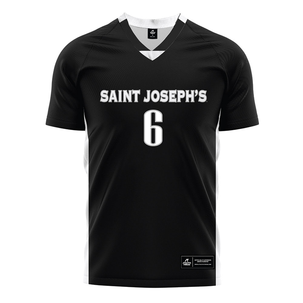 St. Joe's - NCAA Women's Soccer : Valentina Nardone - Black Soccer Jersey-0