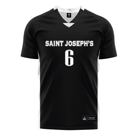 St. Joe's - NCAA Women's Soccer : Valentina Nardone - Black Soccer Jersey-0