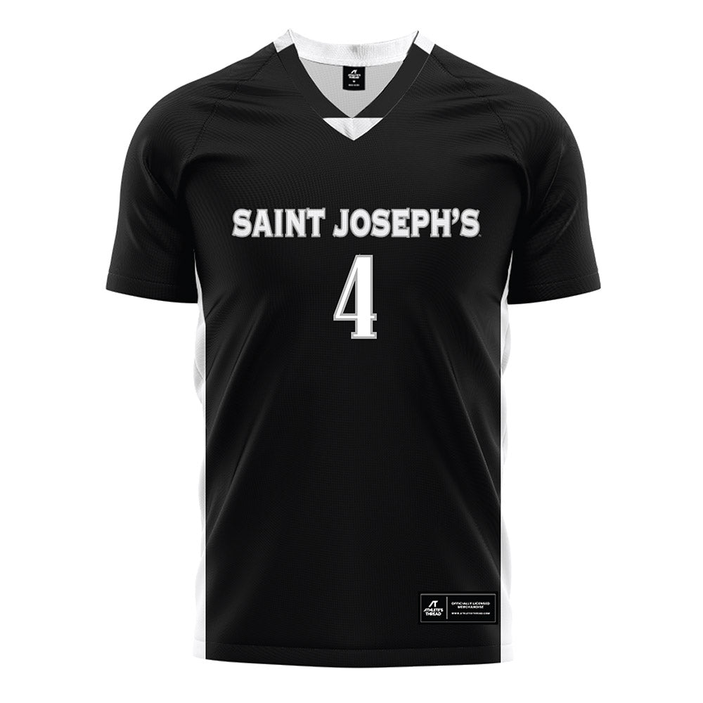St. Joe's - NCAA Women's Soccer : Ashley Rhodes - Black Soccer Jersey-0