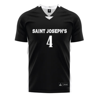 St. Joe's - NCAA Women's Soccer : Ashley Rhodes - Black Soccer Jersey-0