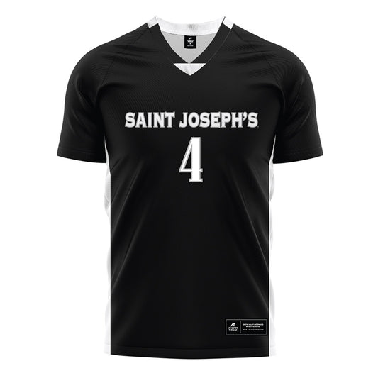 St. Joe's - NCAA Women's Soccer : Ashley Rhodes - Black Soccer Jersey-0
