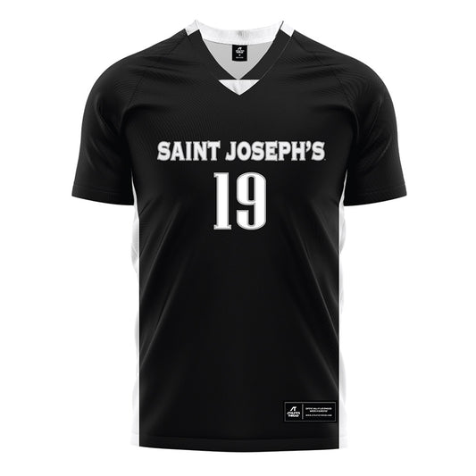 St. Joe's - NCAA Women's Soccer : Taryn Kozak - Black Soccer Jersey-0