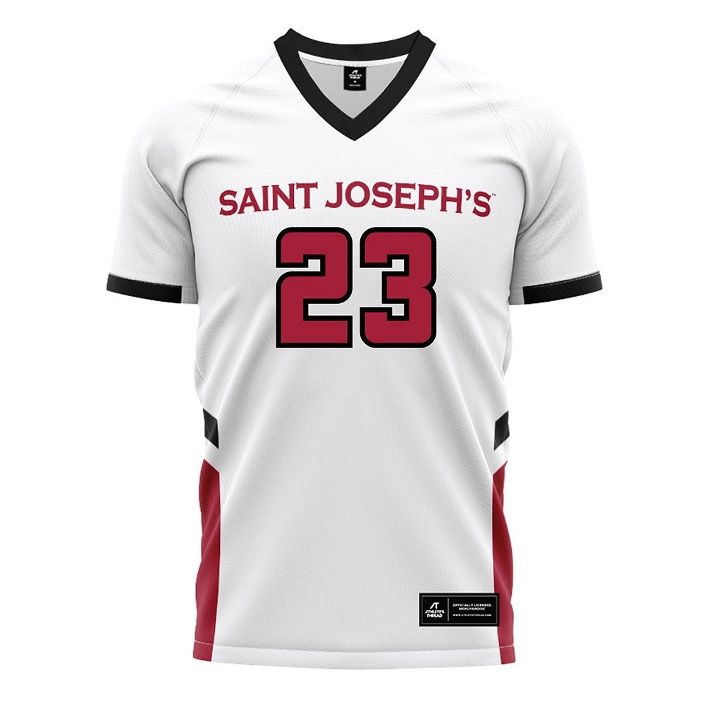 St. Joe's - NCAA Women's Field Hockey : Kiki Bruning - White Soccer Jersey-0