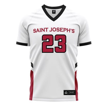 St. Joe's - NCAA Women's Field Hockey : Kiki Bruning - White Soccer Jersey-0