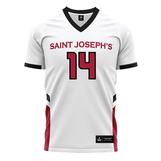 St. Joe's - NCAA Women's Field Hockey : Hannah Bianchino - White Soccer Jersey-0