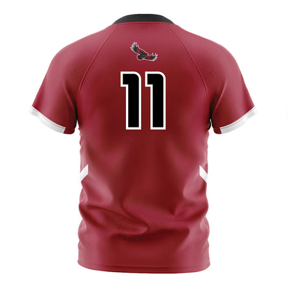 St. Joe's - NCAA Women's Field Hockey : karlie mertz - Red Soccer Jersey-1