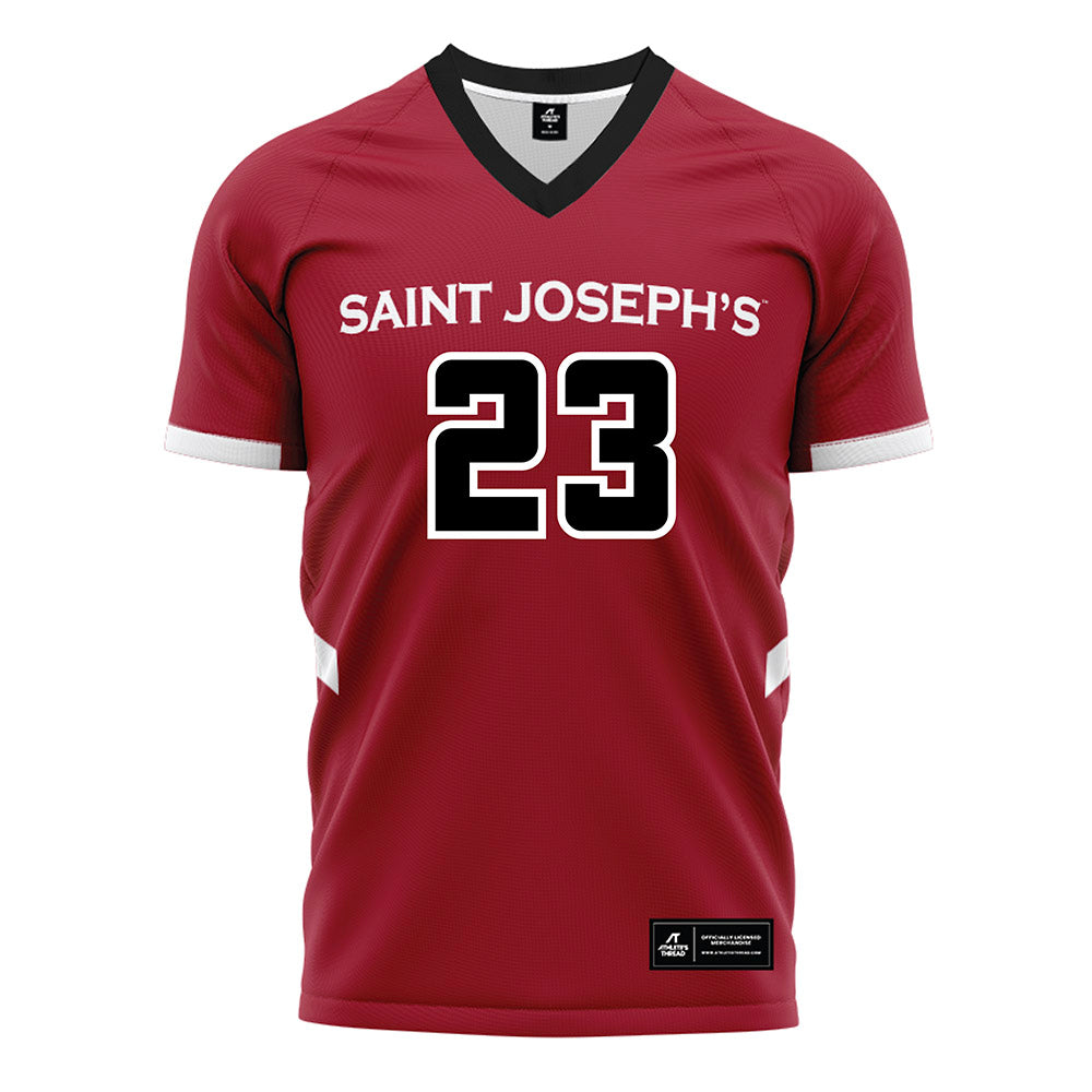 St. Joe's - NCAA Women's Field Hockey : Kiki Bruning - Red Soccer Jersey-0