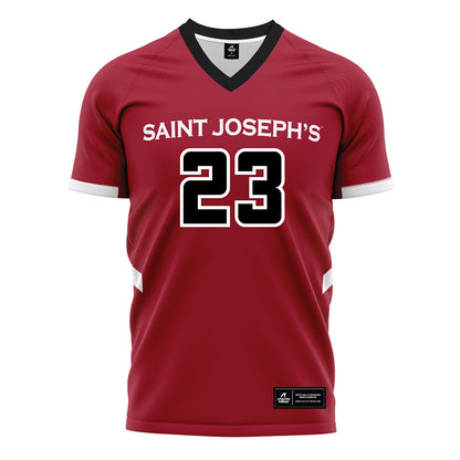 St. Joe's - NCAA Women's Field Hockey : Kiki Bruning - Red Soccer Jersey-0