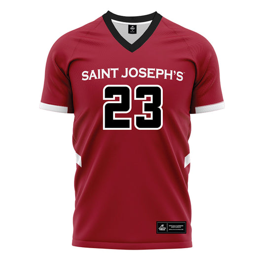 St. Joe's - NCAA Women's Field Hockey : Kiki Bruning - Red Soccer Jersey-0