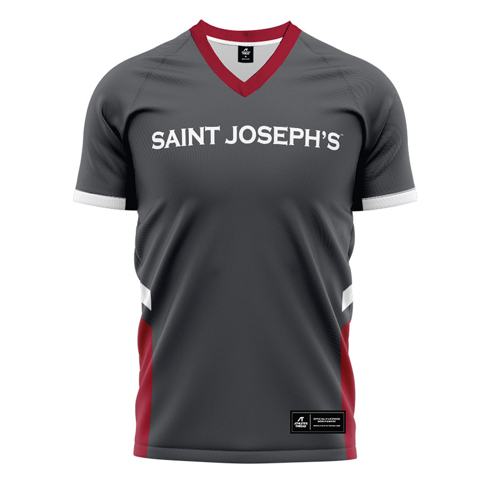 St. Joe's - NCAA Women's Field Hockey : Kiki Bruning - Grey Soccer Jersey-0