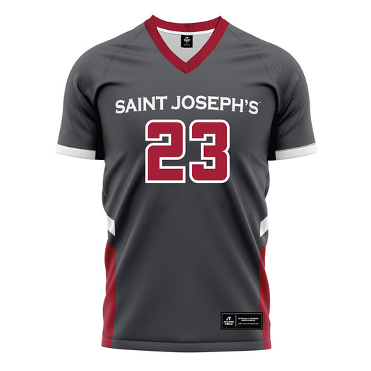 St. Joe's - NCAA Women's Field Hockey : Kiki Bruning - Grey Soccer Jersey-0