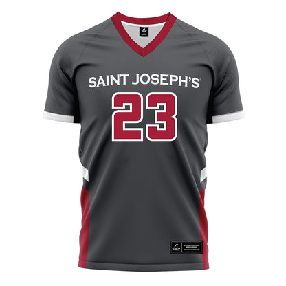 St. Joe's - NCAA Women's Field Hockey : Kiki Bruning - Grey Soccer Jersey-0