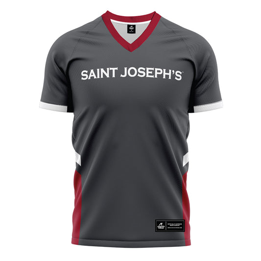 St. Joe's - NCAA Women's Field Hockey : Gabby Balzano - Grey Soccer Jersey-0