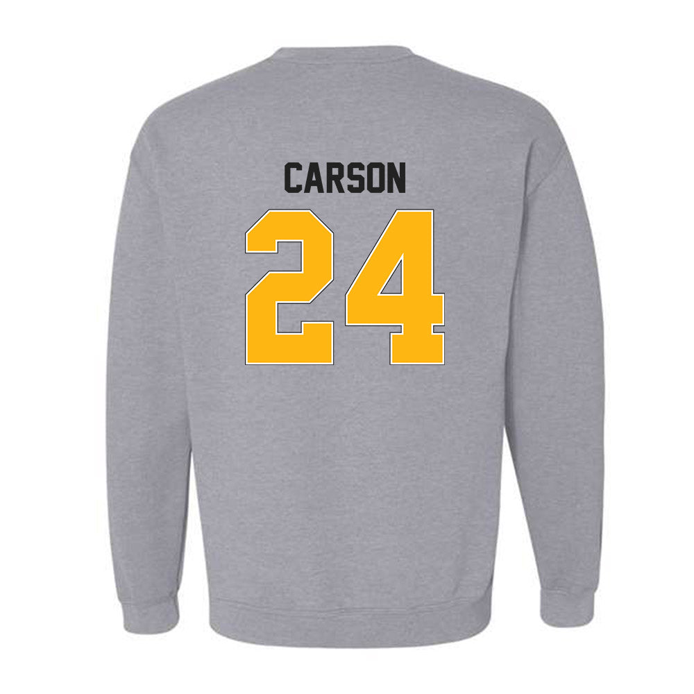 Adelphi - NCAA Men's Basketball : London Carson - Classic Shersey Crewneck Sweatshirt-1