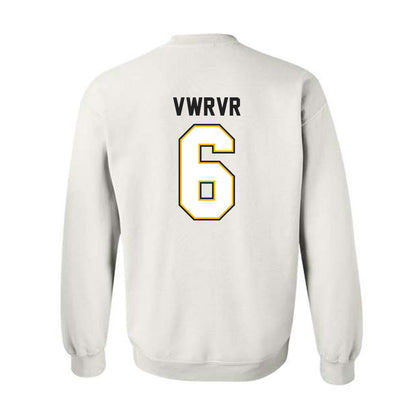 Adelphi - NCAA Men's Basketball : WEFWEF VWRVR - Classic Shersey Crewneck Sweatshirt-1