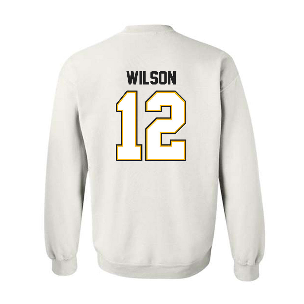 Adelphi - NCAA Men's Basketball : Carter Wilson - Classic Shersey Crewneck Sweatshirt-1