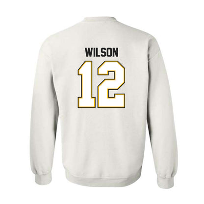 Adelphi - NCAA Men's Basketball : Carter Wilson - Classic Shersey Crewneck Sweatshirt-1